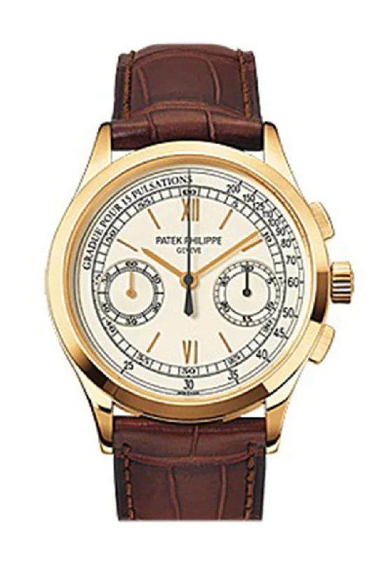 Patek Philippe Complications Chronograph Opaline White Dial Men's Watch 5170J-001