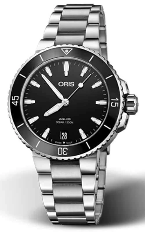 Oris Aquis Date Ladies Watch 01 733 7731 4154-07 8 18 05P