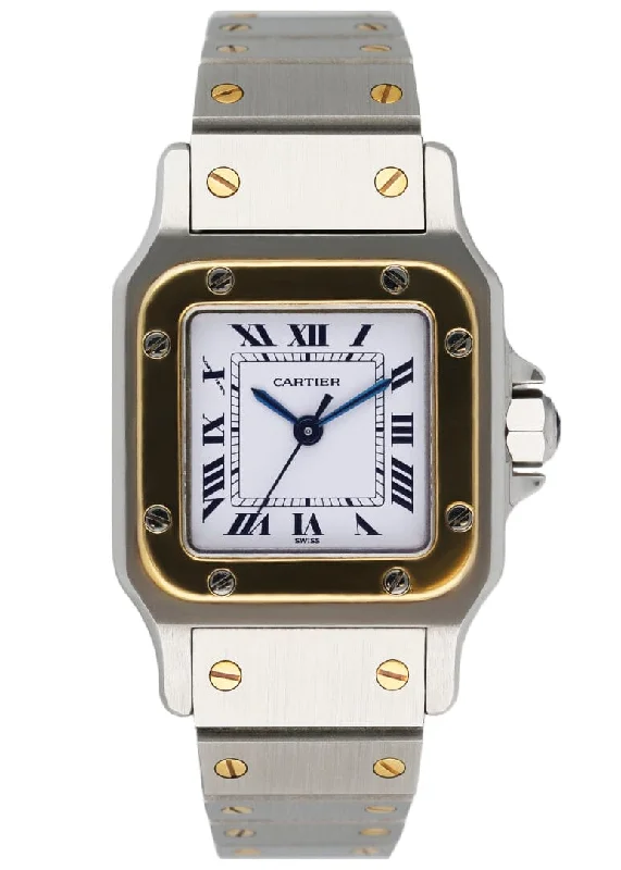 Cartier Santos Galbee 0902 Two-Tone Automatic Ladies Watch