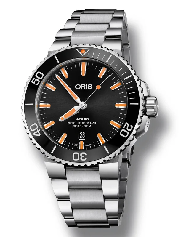 Oris Diving  Aquis Date - 01-733-7730-4159-07-8-24-05PEB