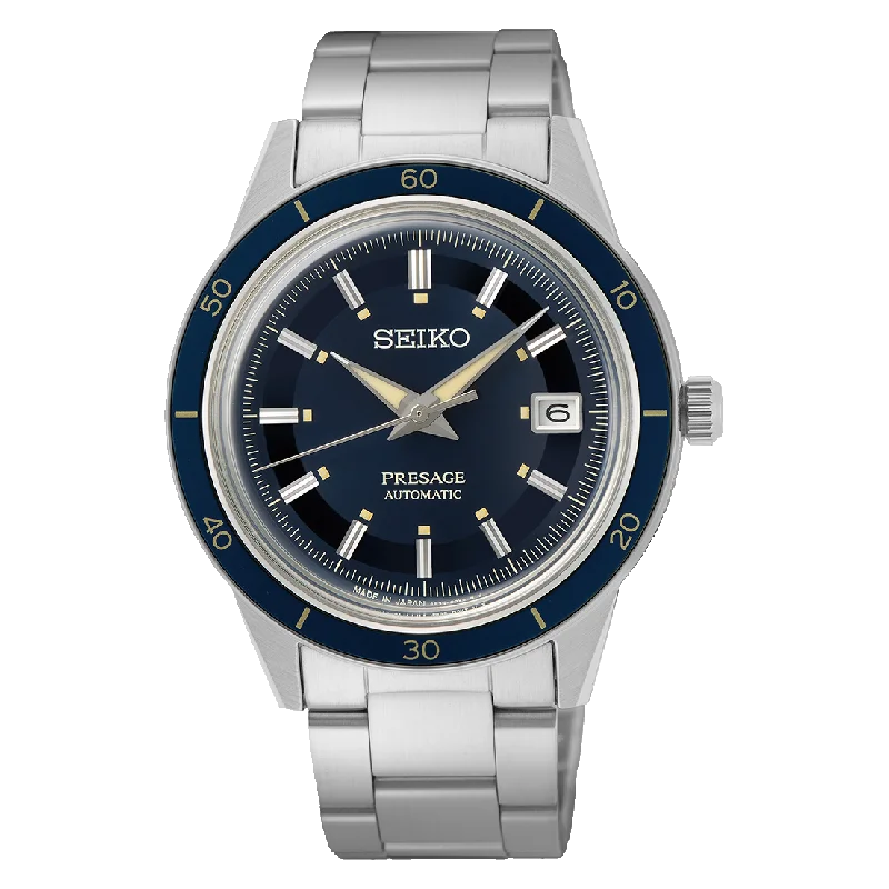 Seiko Presage 60's Automatic Watch with Blue Dial SRPG05J