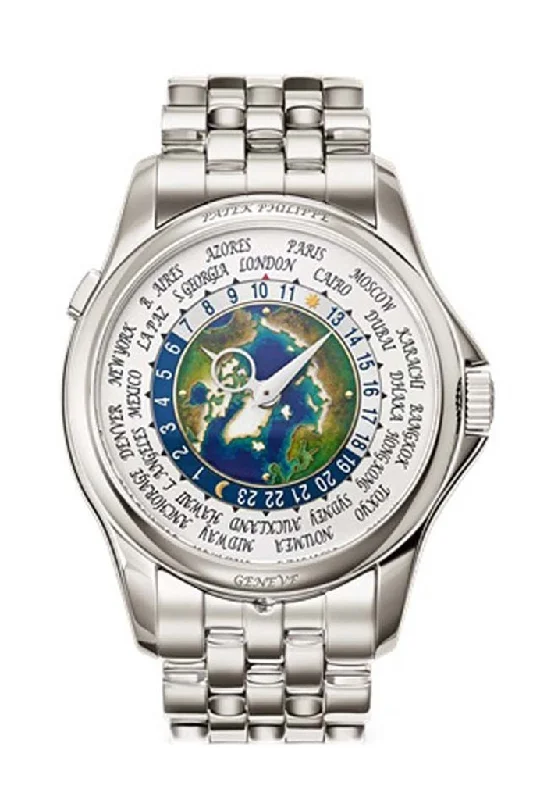 Patek Philippe Complications  World Time Automatic Blue Dial Men's Watch 5131/1P-001