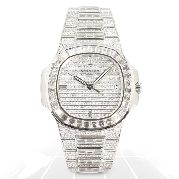 Patek Philippe Nautilus Full Factory Diamond 5719/10G-010