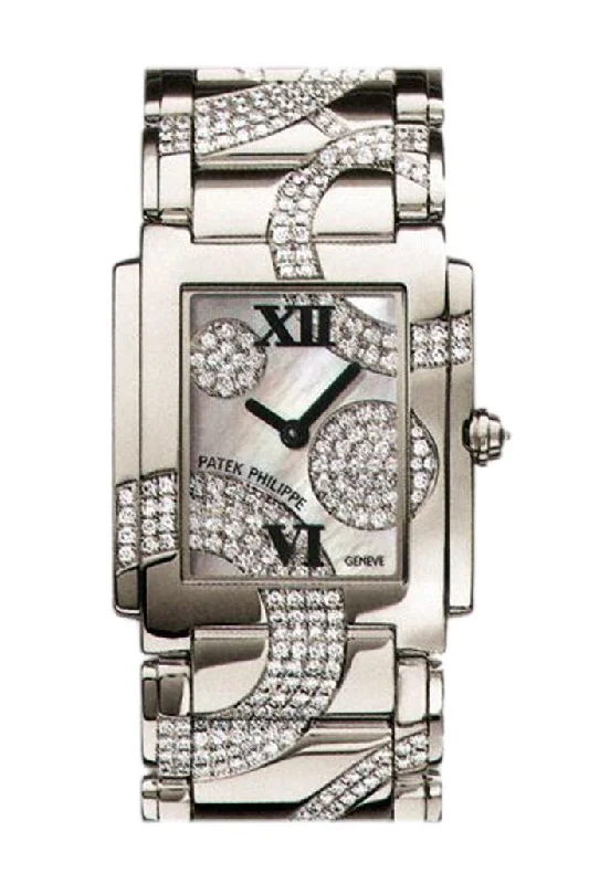 Patek Philippe Twenty four 30mm Silver Dial Ladies Watch 4910/49G