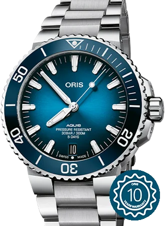 Aquis Date Calibre 400 - Bracelet - 43.5mm - Ref. 01 400 7763 4135-07 8 24 09PEB