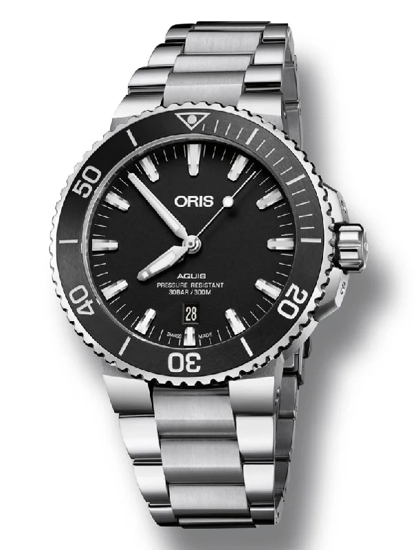 Oris Diving  Aquis Date - 01-733-7730-4154-07-8-24-05PEB