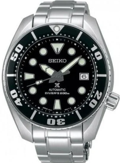 Seiko Prospex Mechanical Automatic 200M Diver Black Sumo SBDC031