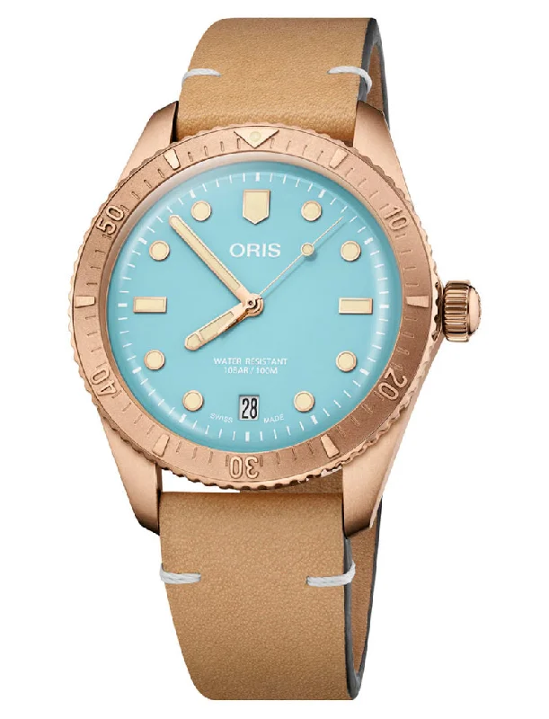 Oris Diving  Divers Sixty-Five Bronze Cotton Candy - 01-733-7771-3155-07-5-19-04BR