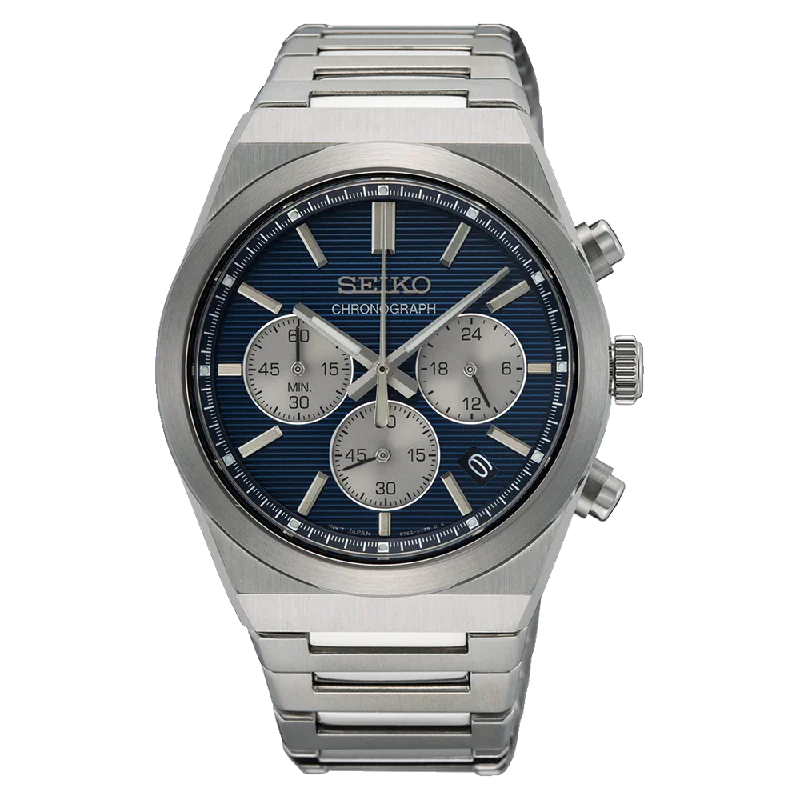 Seiko Conceptual Series Blue Dial Stainless Steel Watch SSB453P