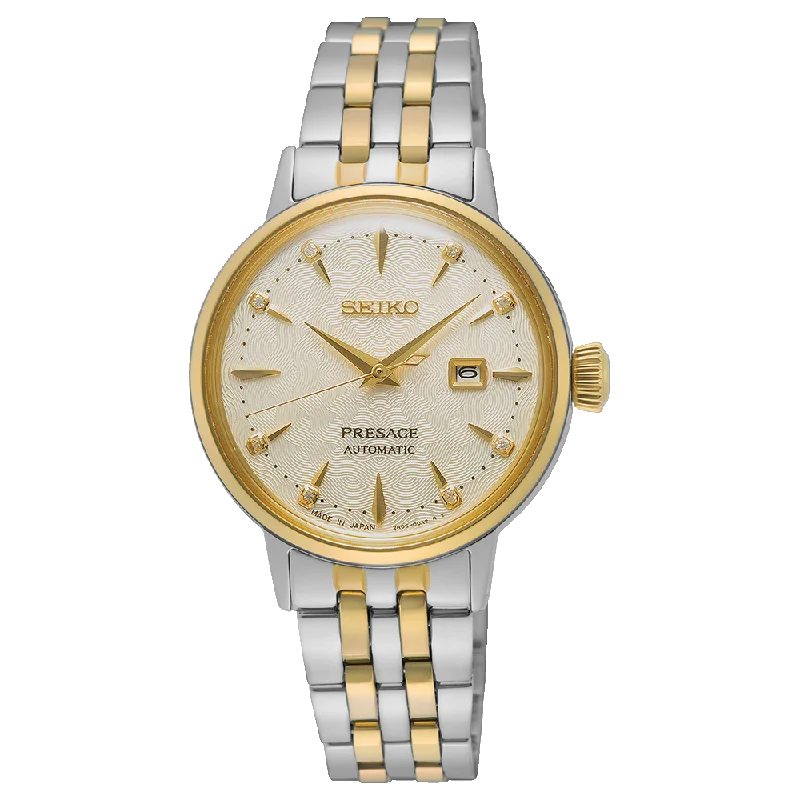 Seiko Presage Elegant Diamond Dial Timepiece SRE010J