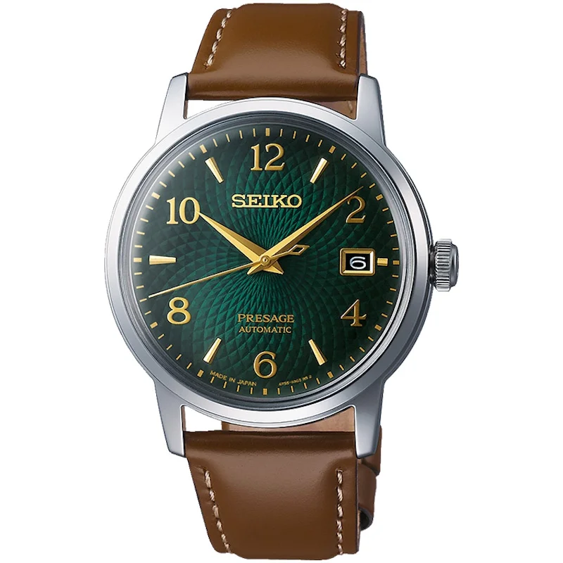 Seiko  Presage SRPE45J1 Cocktail Mojito Automatic Green Dial Japan Watch WARRANTY