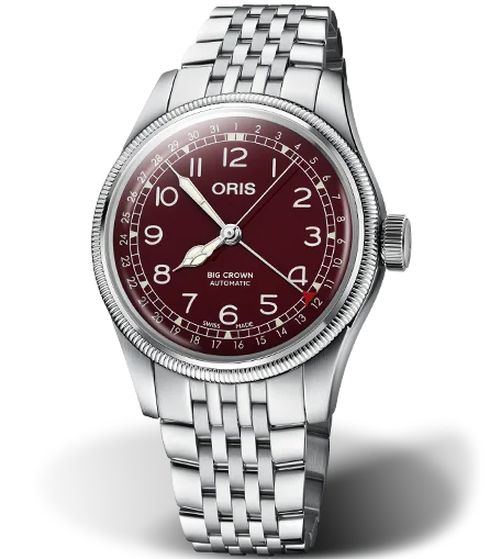 Oris Big Crown Pointer Date Watch with Red Dial, 40mm