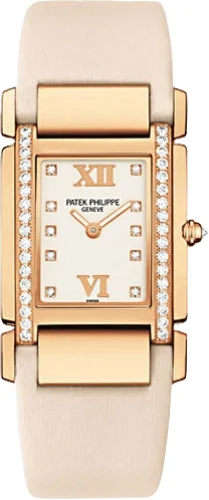 Patek Philippe Twenty~4 Quartz 25mm Rose Gold Diamond Bezel and Dial | 4920R-010