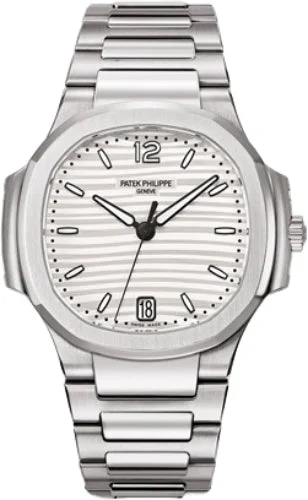 Patek Philippe Nautilus Ladies Stainless Steel Silver Opaline Dial | 7118/1A-010