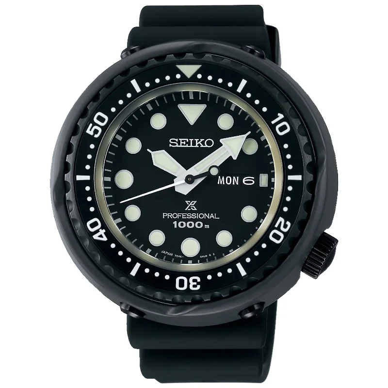 Seiko  Prospex Tuna S23631J1 1975 Professional Diver Black Dial Men Quartz Watch