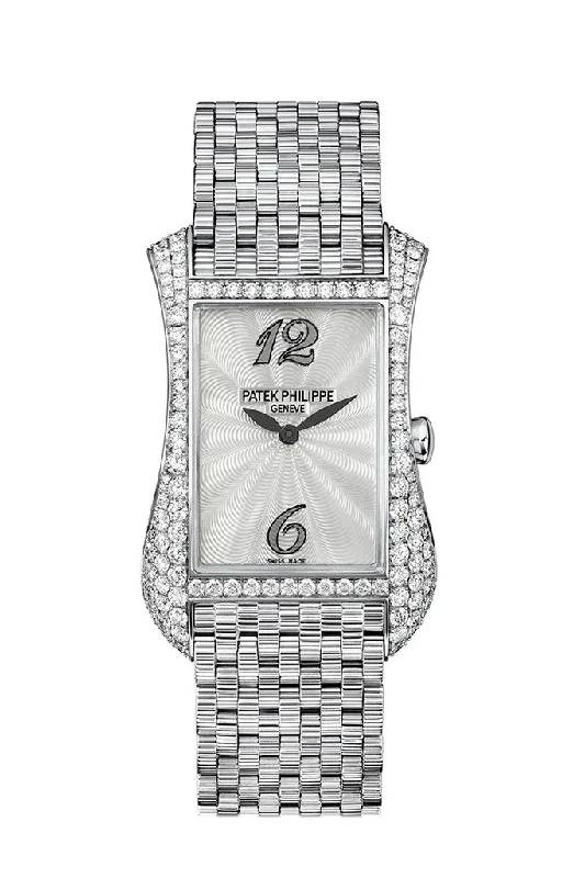 Patek Philippe Gondolo Serata Diamond Set White Gold Ladies Watch 4972/1G-001