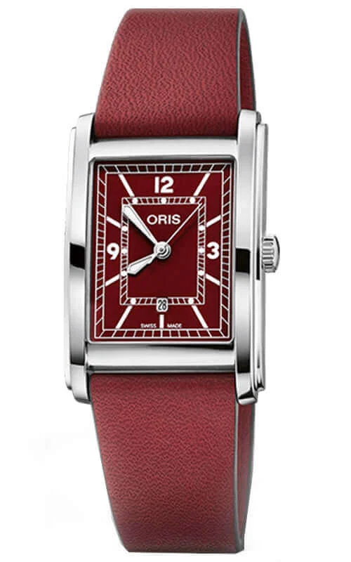 ORIS Rectangular Watch Red Dial 01 561 7783 4068-07 5 19 18