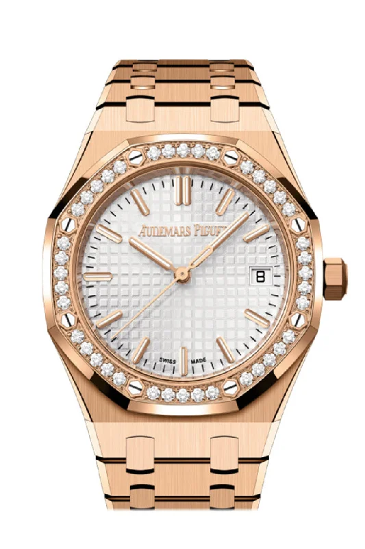 Audemars Piguet Royal Oak 34 Rose Gold Watch 77451OR.ZZ.1361OR.03