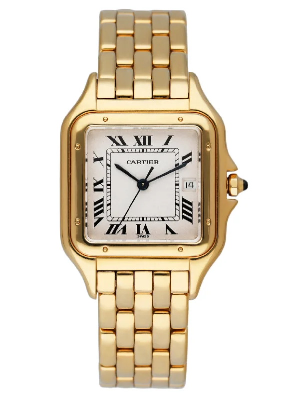 Cartier Panthere 883968 Large 18K Yellow Gold Mens Watch