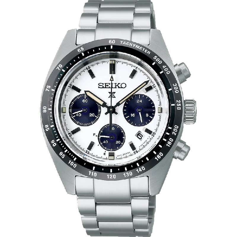 Seiko Prospex Solar Chronograph Watch SSC813P Panda Dial