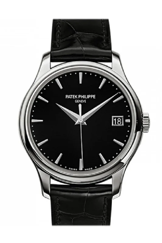 Patek Philippe Calatrava Black Dial Automatic Men's Watch 5227G-010