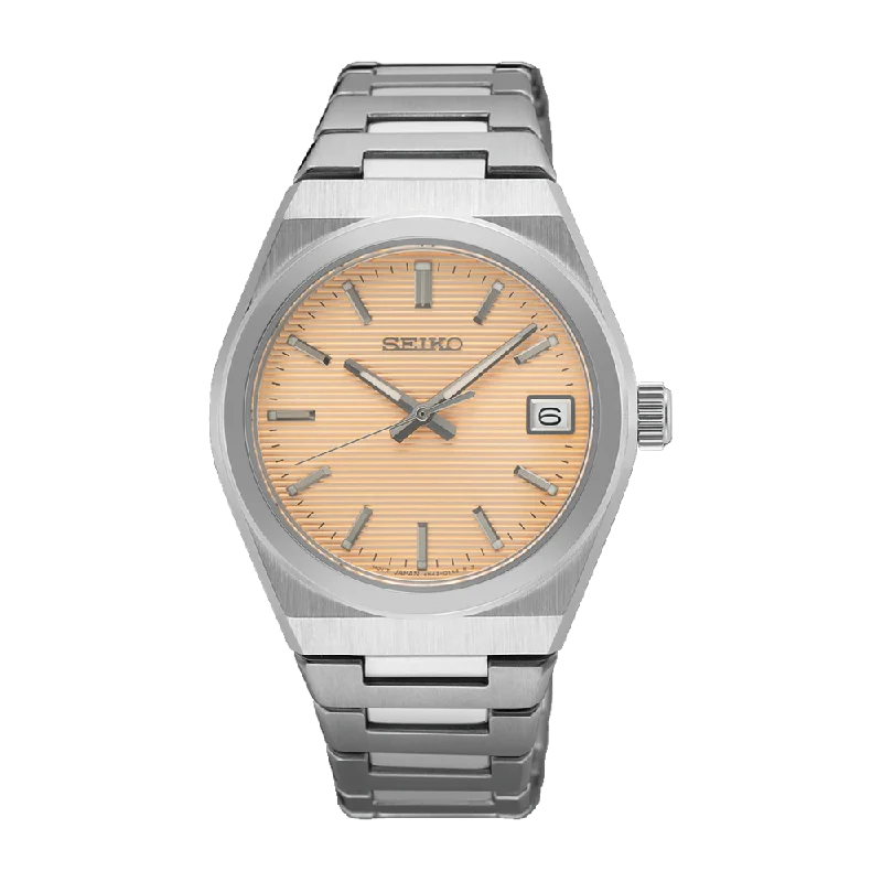 Seiko Conceptual Series Beige Dial Stainless Steel Watch SUR577P