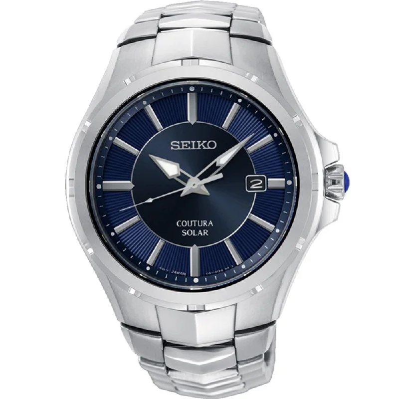 Seiko Coutura Stainless Steel Solar Watch SNE511P