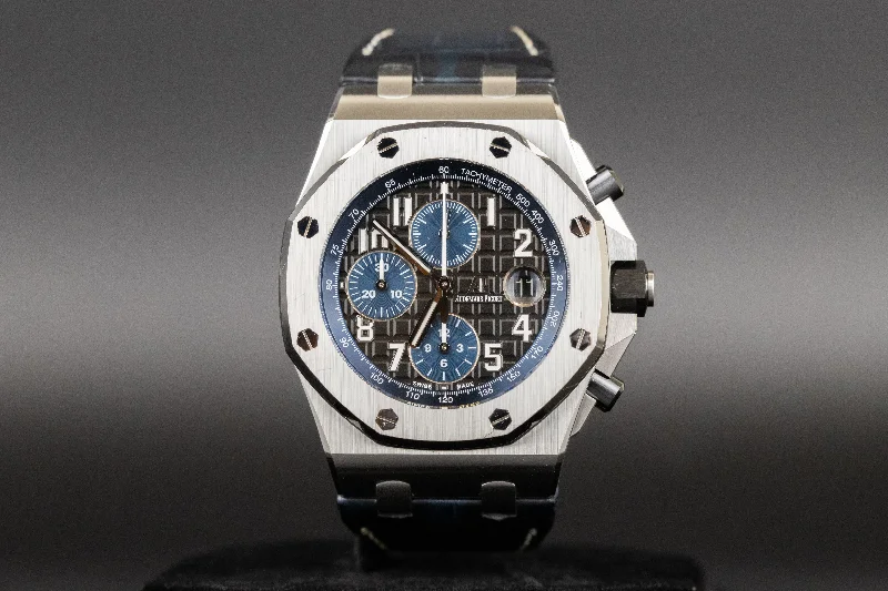 Audemars Piguet<br>26470ST Royal Oak Offshore 'Brick' Black/Blue Dial