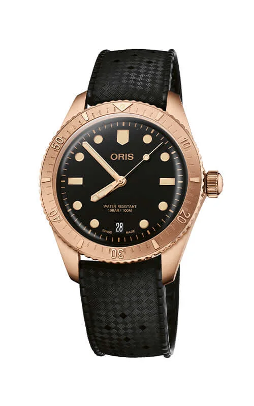 Oris Divers Sixty-Five Cotton Candy Sepia Watch 01 733 7771 3154-07 4 19 18BR