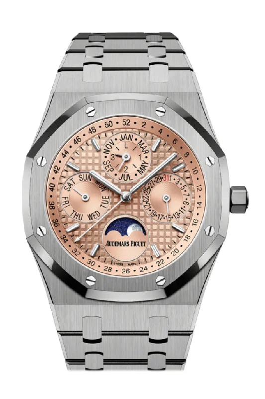 Audemars Piguet Royal Oak 41 Perpetual Calendar Salmon Dial Titanium 26615TI.OO.1220TI.01 DCM