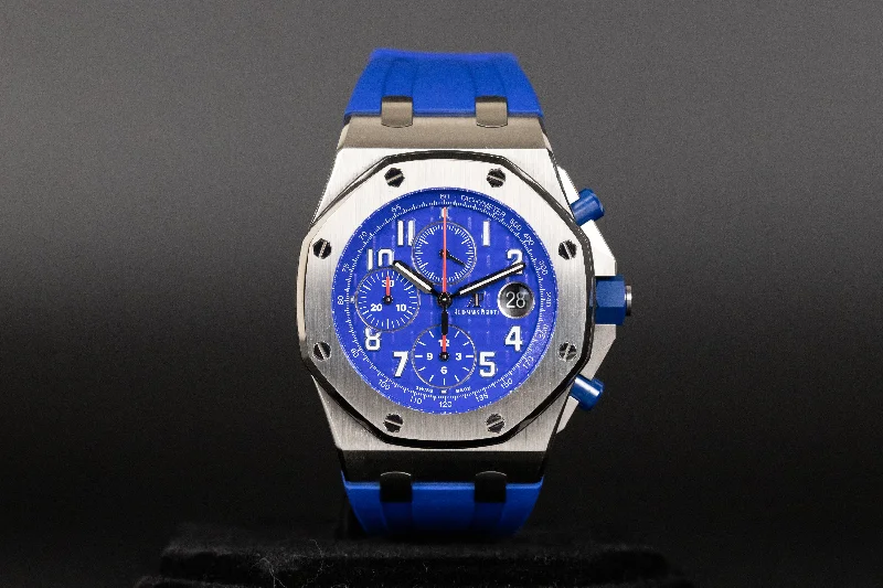 Audemars Piguet<br>26470ST Royal Oak Offshore 'Brick' Indigo Blue Dial