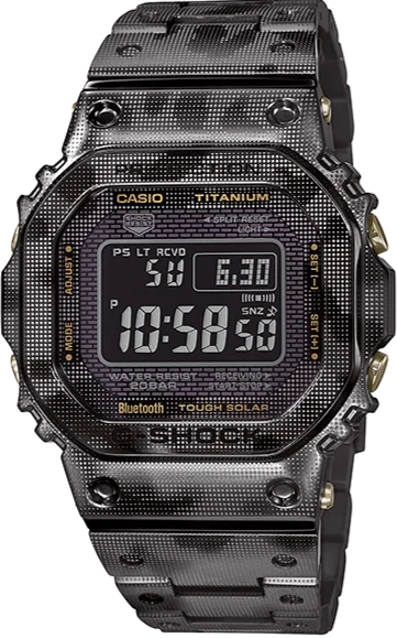 Casio G-shock Full Metal Titanium Square Face Digital Camouflage GMW-B5000TCM-1