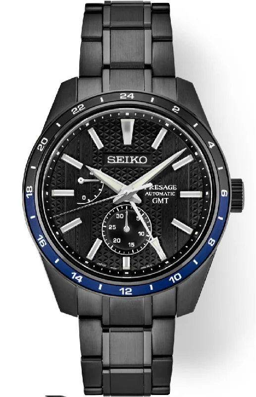 Seiko - Presage Sharp-Edged Series GMT Zero Halliburton Limited Edition SPB271