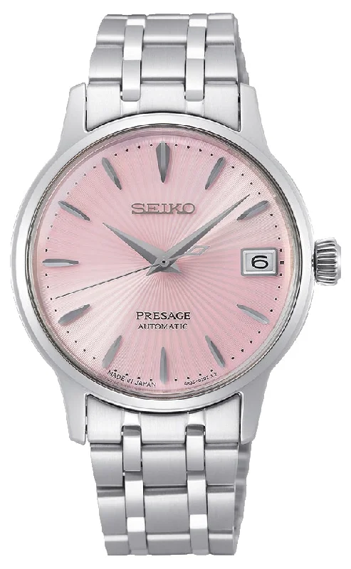 Seiko Presage Cosmopolitan Women's Watch Light Pink SRP839J