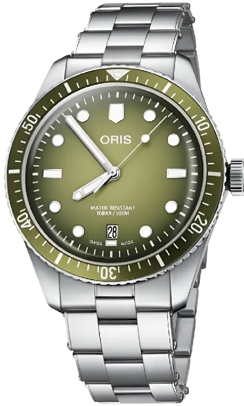 ORIS-DIVERS SIXTY‑FIVE, DATE 01 733 7707 4057-07 8 20 18