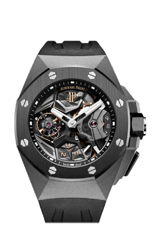 Audemars Piguet Royal Oak Concept 44 Flying Tourbillon Gmt Skeleton Titanium 26589IO.OO.D002CA.01