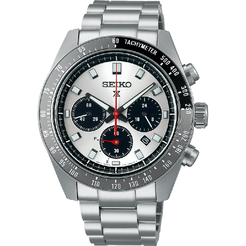 Seiko Prospex Solar Chronograph Silver Dial Watch SSC911P