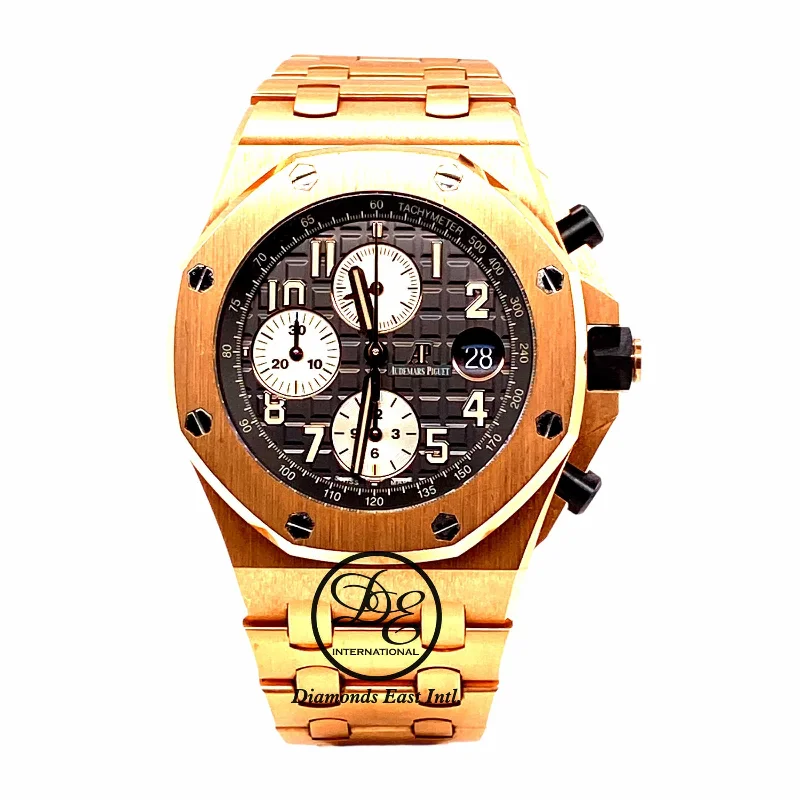 Audemars Piguet Royal Oak Offshore Chronograph 18k Rose Gold 26470OR.OO.1000OR.02 Box/Papers Mint