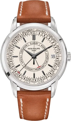 Patek Philippe Calatrava Weekly Calendar Steel 40mm Silver Opaline Dial | 5212A-001