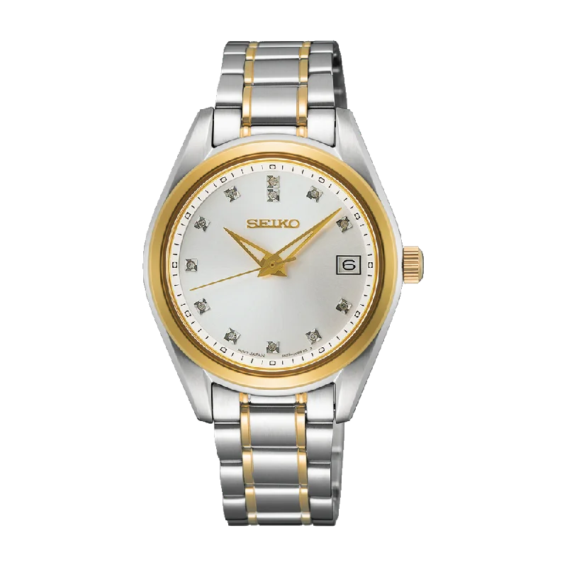 Seiko Conceptual Series White Dial Stainless Steel Watch SUR582P