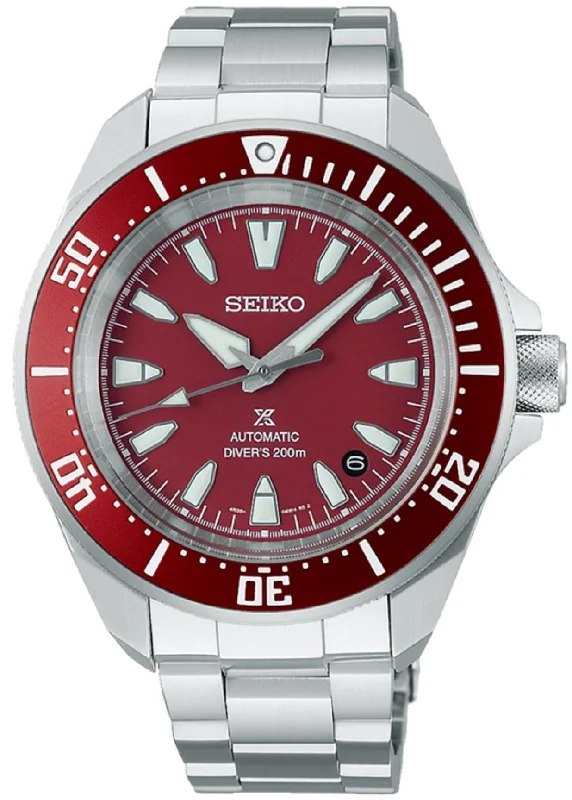 Seiko Prospex SRPL11K1 Red Samurai Automatic Watch