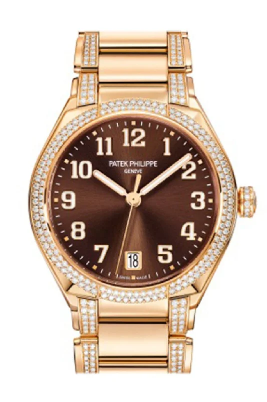 Patek Philippe Twenty 4 Automatic Rose Gold Brown Dial 7300/1201R-010