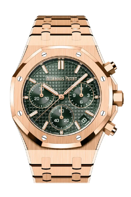 Audemars Piguet Royal Oak 41 50th Anniversary Rose Gold Khaki Green Dial 2022 26240OR.OO.1320OR.04 DCM