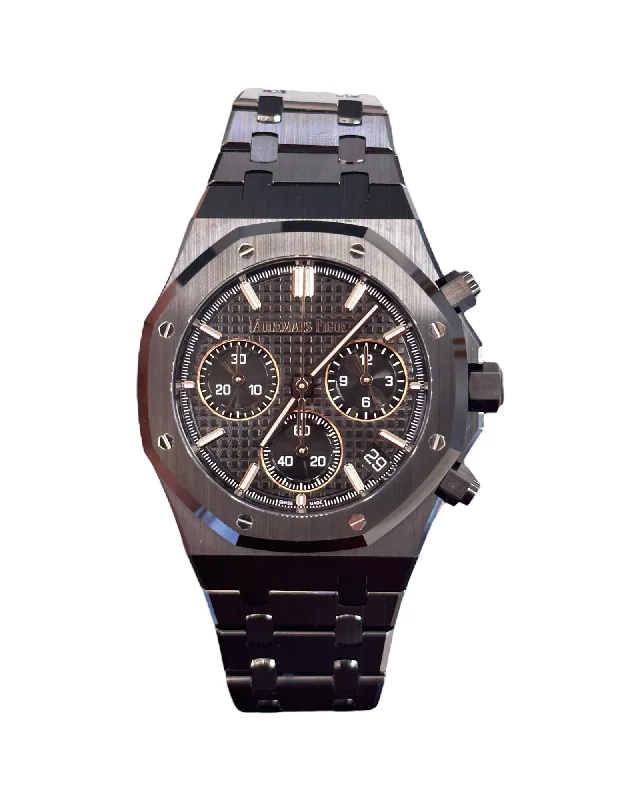 Audemars Piguet Royal Oak Chronograph 26240CE.OO.1225CE.01 50th Anniversary Black Ceramic Unworn B/P