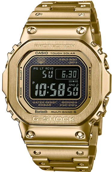 Casio G-Shock Full Metal Bluetooth Solar Square Face Gold GMW-B5000GD-9