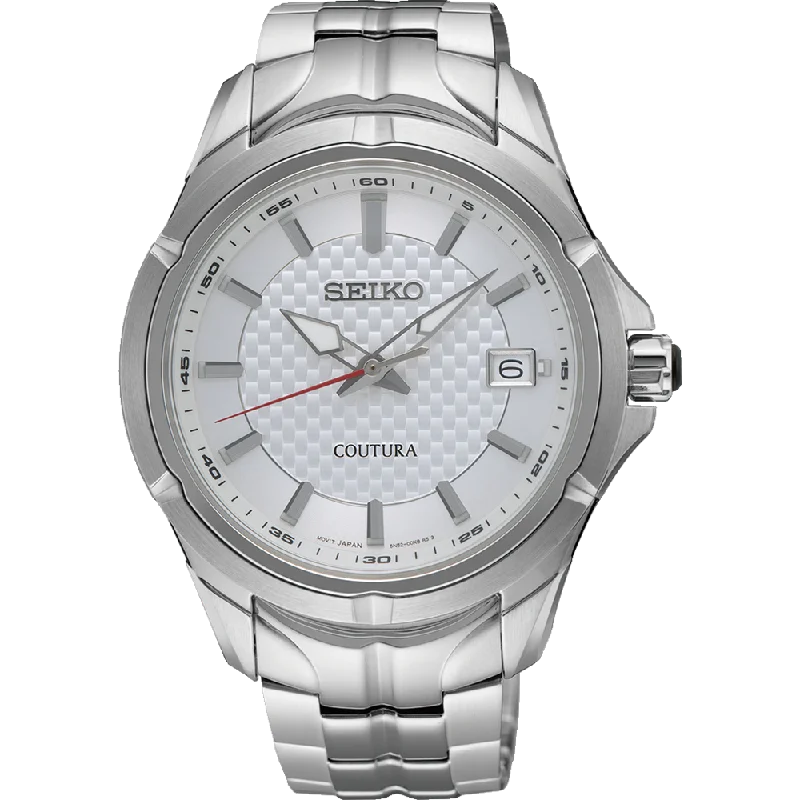 Seiko Coutura White Dial Stainless Steel Watch SUR565P-9