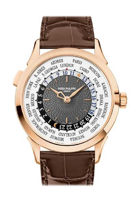 Patek Philippe Complications Automatic World Time 18kt Rose Gold Men's Watch 5230R-012