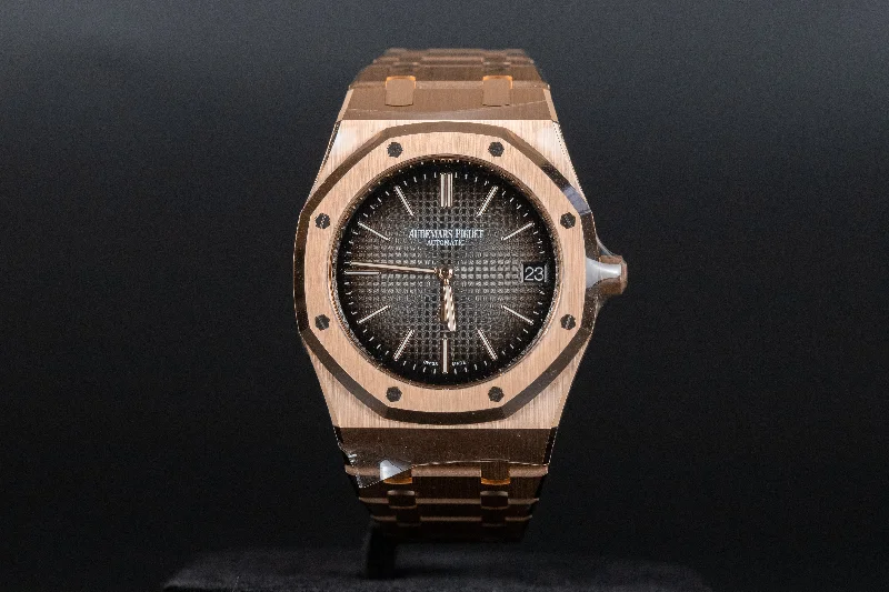 Audemars Piguet<br>16202OR Royal Oak "Jumbo Extra-Thin" "50th Anniversary"