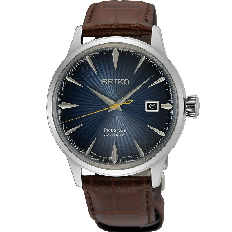 Seiko Presage SRPK15J 'Midnight Blue Moon' Cocktail Time