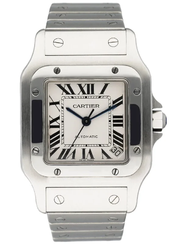 Cartier Santos Galbee W20098D6 Stainless Steel Mens Watch